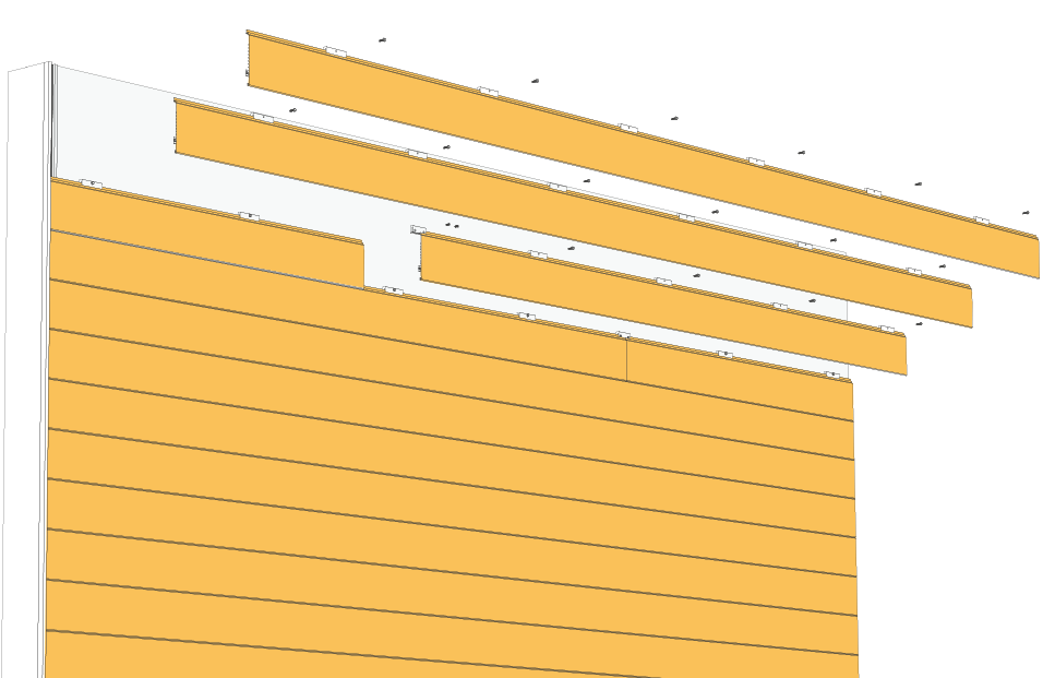 Aluminum Plank Cladding System
